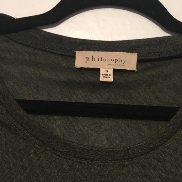 NWT Philosophy Asymmetrical Hem Sleeveless Top - Picture 2 of 4